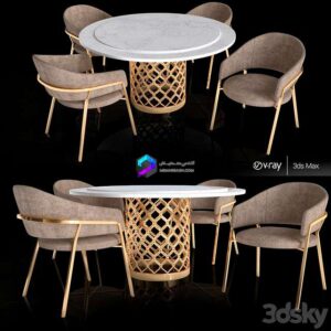 Table with chair 0