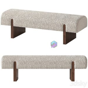 CB2 Socca Upholstered Bench