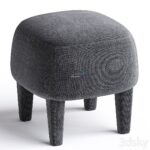 پاف مکعبی پارچه ای پایه دار مدرن | MINI Fabric pouf By Gianfranco Ferré Home 2 | MINI Fabric pouf By Gianfranco Ferre Home 2