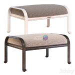 نیمکت پارچه ای با اسکلت چوبی | OM Classic Padded stool 2 | OM Classic Padded stool 2