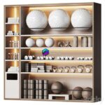 مدل قفسه باشگاه ورزشی با تجهیزات بدنسازی | A wall with a rack for gym equipment 2 | A wall with a rack for gym equipment 2 0
