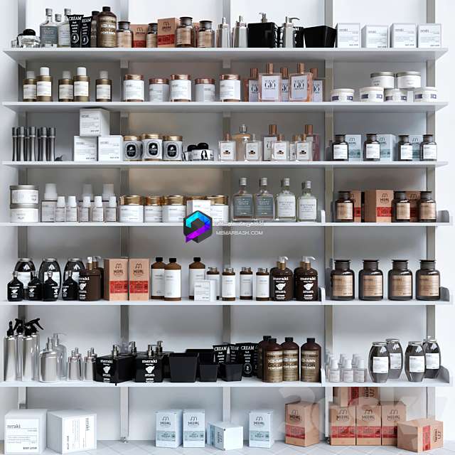 مجموعه ای از لوازم آرایشی بهداشتی سالن زیبایی | A_Large_Set_of_Cosmetics_for_Beauty_Salons