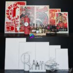 اکسسوری کافه به همراه پوستر بار | Bar set with poster | Bar set with poster 0
