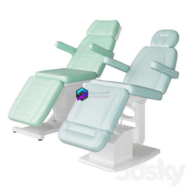 مدل سه بعدی صندلی مخصوص سالن زیبایی |  Beauty_Chairs