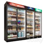 آبجکت یخچال فروشگاهی و انواع نوشیدنی | Beer_Fridge | Beer Fridge