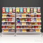 آبجکت استند فروش شکلات و تنقلات | Checkout racks with filling | Checkout racks with filling