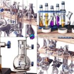 مدل مجموعه ظروف شیمیایی آزمایشگاهی | Chemistry dishes n2 Chemistry laboratory glassware | Chemistry dishes n2 Chemistry laboratory glassware No. 2 0