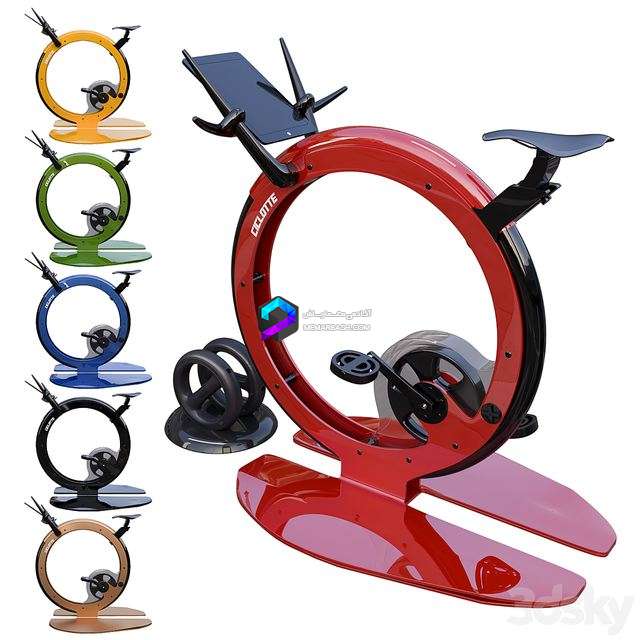 مدل دوچرخه ثابت Ciclotte و ست دمبل | Ciclotte Exercise Bike & Dumbbells
