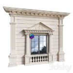 نمای ساختمان رومی | Classic Facade Element 2 1 | Classic Facade Element 2 1