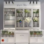 مدل قفسه نگهداری و فروش گل در گل فروشی | Classic Flower Shop | Classic Flower Shop
