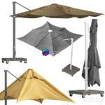مدل سه‌بعدی چتر سایبان مدرن | Coco Republic Kingston Umbrella