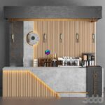 کافی شاپ مدرن به همراه نورپردازی و اکسسوری کافه | Coffee Shop 0001 | Coffee Shop 0001