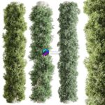 مدل سه‌بعدی دیوار سبز عمودی با پوشش گیاهی طبیعی | Column Vertical Garden – Wall Decor 93