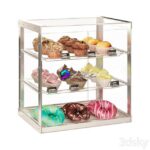 مدل ویترین نمایش انواع کیک و دونات | Confectionery showcase (2) | Confectionery showcase 2