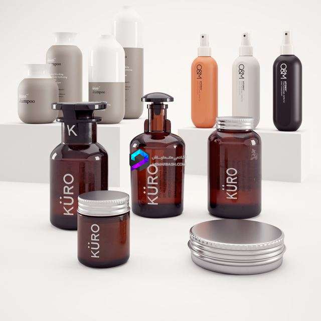 آبجکت لوازم آرایشی بهداشتی مراقبت از پوست و مو | Cosmetics