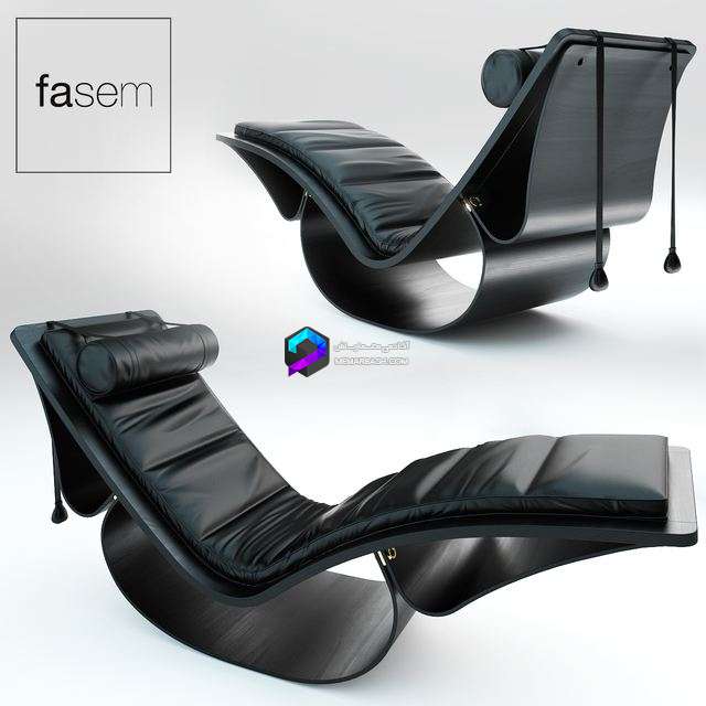 مدل سه بعدی صندلی ریلکسی | Deckchair Fasem Rio 2