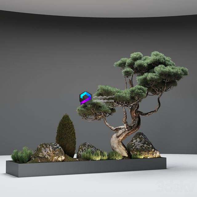 Decor with Vray pine 2