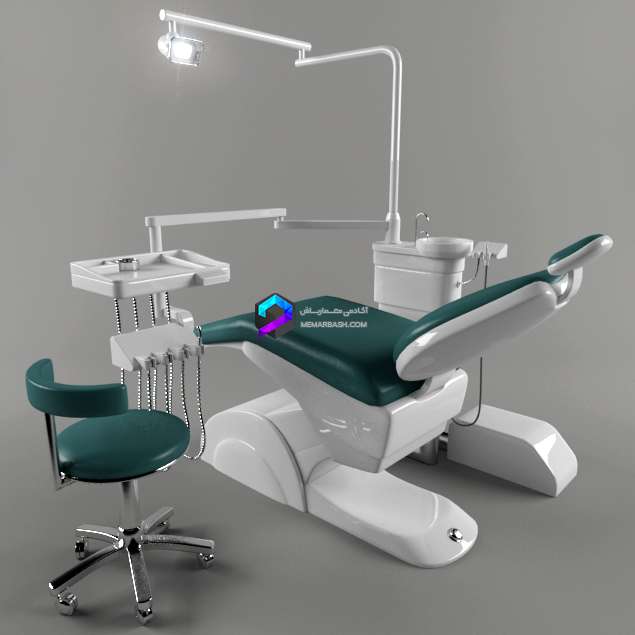 مدل یونیت دندان‌پزشکی با تجهیزات جانبی | Dental chair