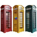 کابینت ویترینی به شکل باکس تلفن | Display cabinet London telephone box | Display cabinet London telephone box 0