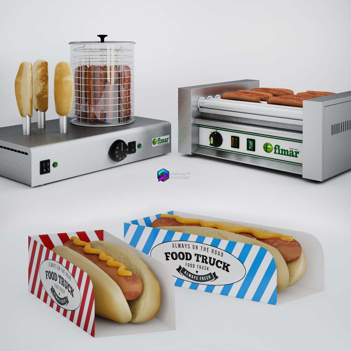Equipment for hot dogs Fimar