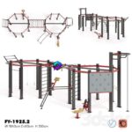 مدل سه بعدی ساختار چندکاره تمرینی ورزشی | FOREMAN MULTIFUNCTIONAL FRAME | FOREMAN MULTIFUNCTIONAL FRAME