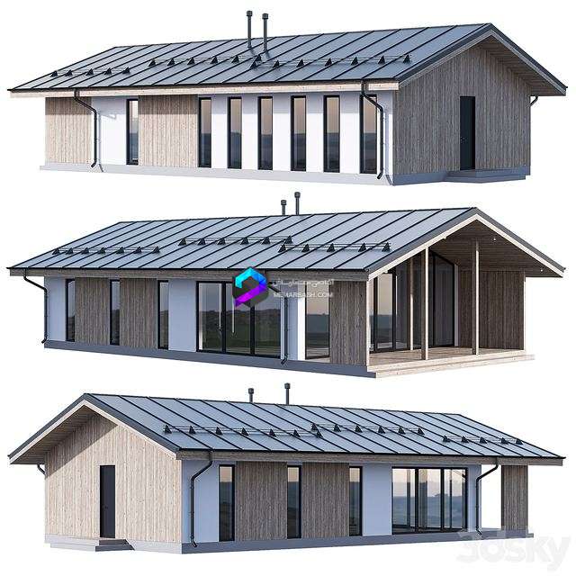 Frame modular house 120 m2 with PREFAB frame technology 0