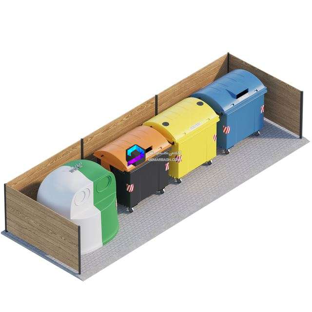 مدل کانتینرهای زباله شهری | Garbage Containers