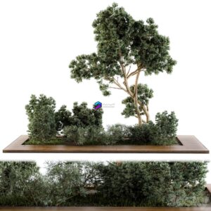 Garden set bush and Tree – Garden Set 06