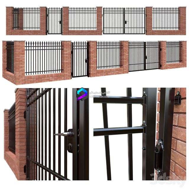 Iron fence set – classic