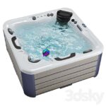 مدل سه‌بعدی جکوزی مدرن با طراحی لوکس | Jacuzzi Balboa SR819BT10H12