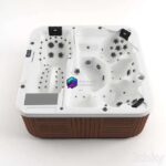 مدل سه‌بعدی جکوزی مدرن با طراحی چوبی | Jacuzzi FLORIDA