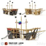 سرسره بازی کودکان به شکل کشتی دزدان دریایی | KOMPAN. PIRATE SHIP - LARGE | KOMPAN. PIRATE SHIP LARGE 0
