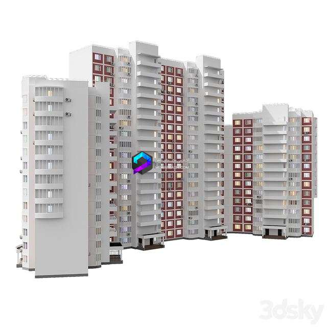ساختمان مسکونی چند طبقه | KOPE M sail 7-12 floors 4 sections