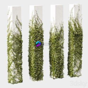 Leaves for square columns. 4 models