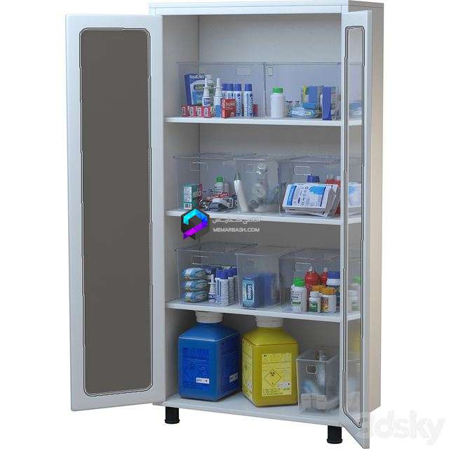 آبجکت قفسه دارویی |  Medicine Cabinet