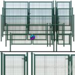 مدل سه‌بعدی دروازه فلزی با ورودی جانبی | Metal Gate Wicket set