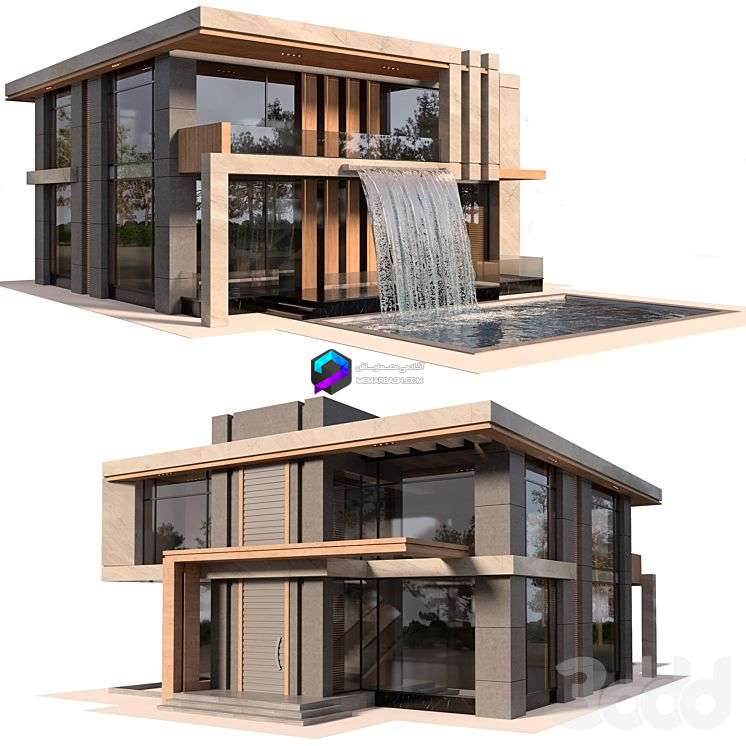 ویلای مدرن با  آب نما و استخر | Modern Villa with pool