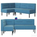 مدل سه‌بعدی مبل راحتی مدرن آبی | Modular sofa Sange Divan.ru 0