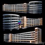 مدل پارکینگ شهری چند طبقه | Multistorey Car Parking | Multistorey Car Parking