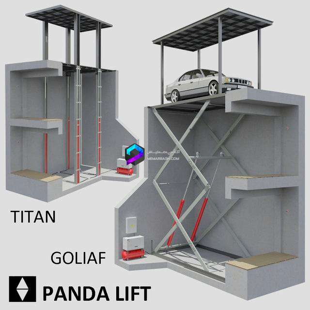 سکوی لیفت خودرو | Panda Lift