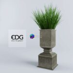 مدل سه‌بعدی گلدان با گیاه تزئینی | Plant in pot Enzo De Gasperi