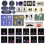 آبجکت علایم راهنمای سرویس بهداشتی | Plates for Bathrooms | Plates for Bathrooms