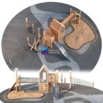 مدل سه بعدی زمین بازی ساحلی | Playground 2 | Playground 2