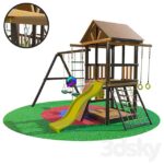 مدل زمین بازی و وسایل صخره نوردی کودکان | Playground_Wendel | Playground Wendel