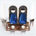 مدل سکوی آرایشی مخصوص پا و دست (پدیکور و مانیکور) | Podium for Pedicure and Manicure Set | Podium for Pedicure and Manicure Set 1 2