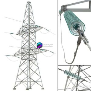 Power line tower 0