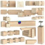 قطعات چوبی متصل نشده | Profiled timber 1 | Profiled timber 1