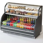 آبجکت یخچال فروشگاهی نمایش انواع نوشیدنی و کیک و دسر | Refrigerator with food | Refrigerator with food 24