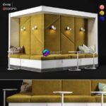 مدل سه‌بعدی نشیمن مدرن با طراحی مینیمالیستی | Restaurant And Office Lobi Seating 1 0