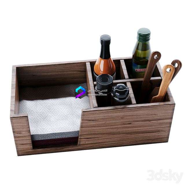 ست سرو غذا به همراه دستمال و اکسسوری | Restaurant set 2 Kitchen Other kitchen accessories